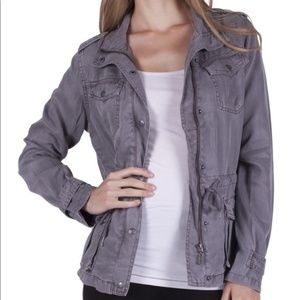 Max Jeans Grey Utility/Military Lightweight Jacket